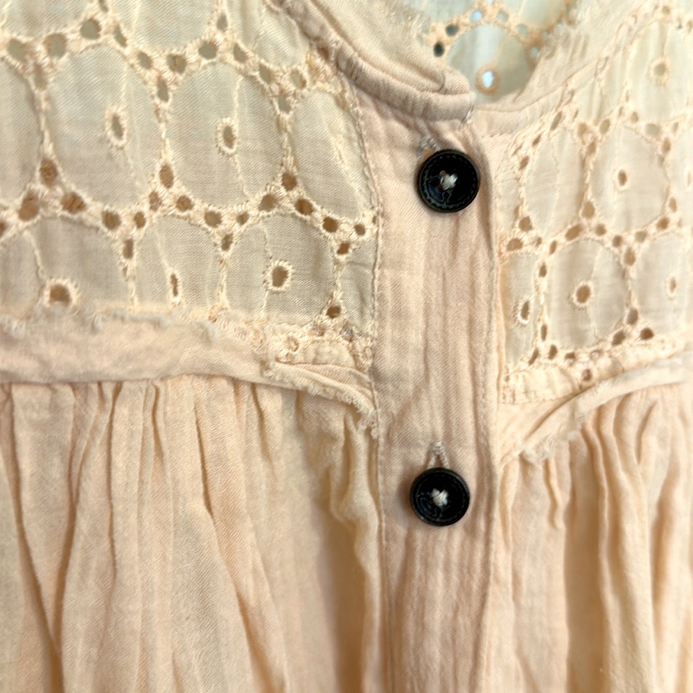 Free People Two to Tango Boho Peasant Blouse - Picture 4 of 5